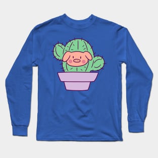 Pig Face Cactus Long Sleeve T-Shirt